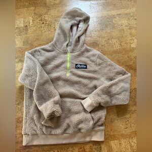 Young & Reckless Tan Sherpa Hoodie